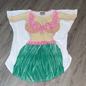 Fun2Wear Hawaiian Hula T-Shirt Dress